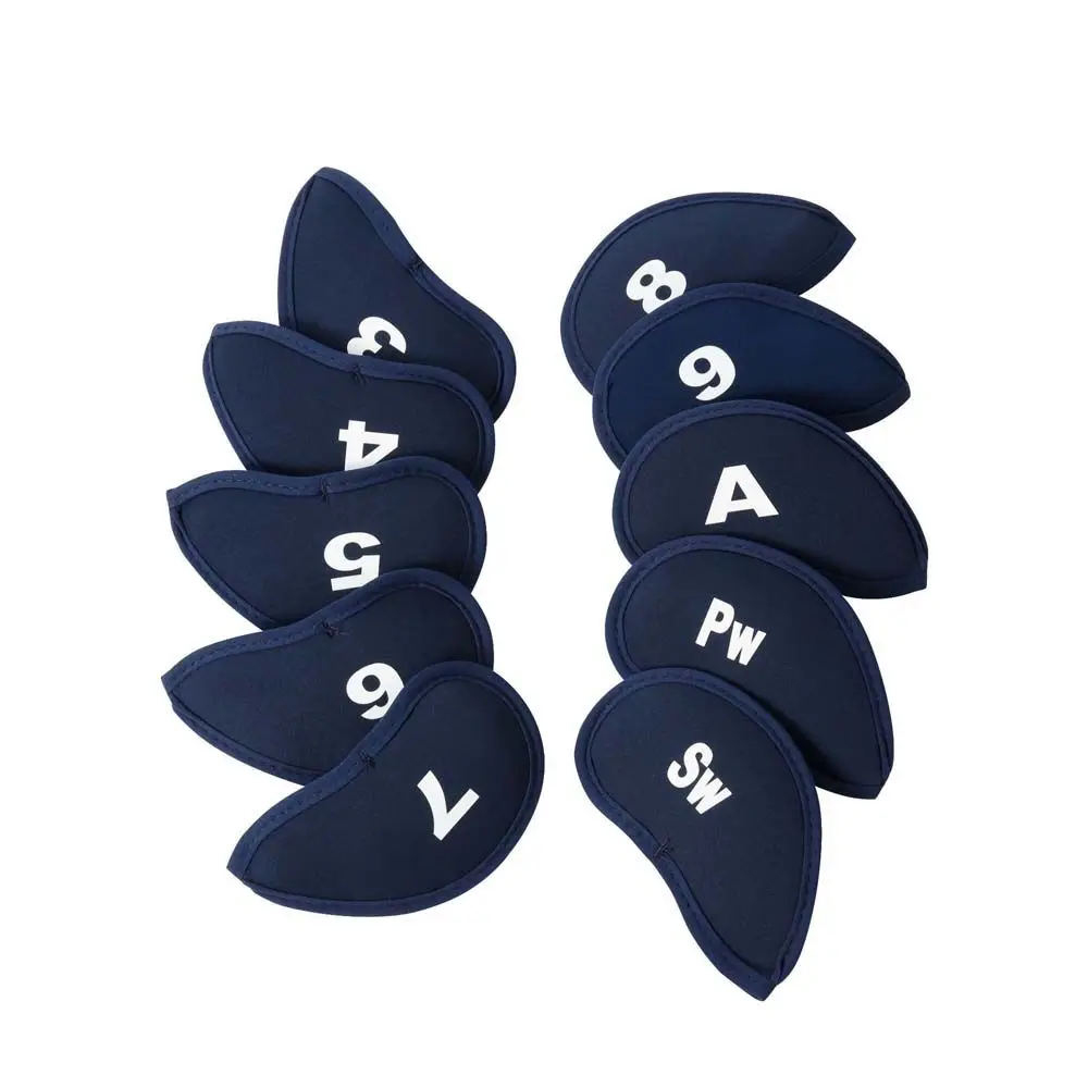 Covers Set With Number Design Golf Training Equipment Golf Head Cover Golf Club Protector Iron Pole Cover Golf Iron Headcover