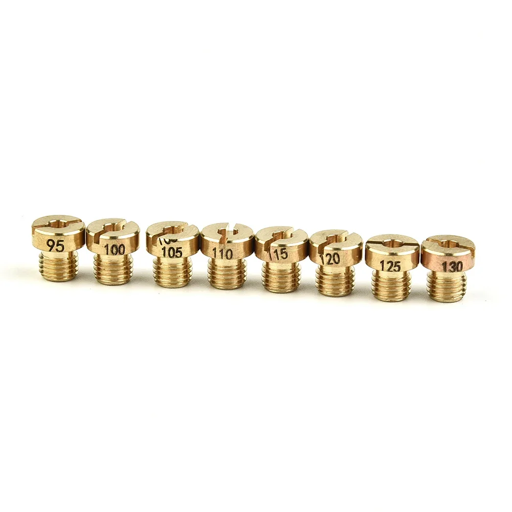 Hot SalePack Of 15pcs Carburetor Main Jet M6 M5 6mm 5mm Thread For DellOrto BGM Motoforce Carburetor Injector Nozzle Size 60-130