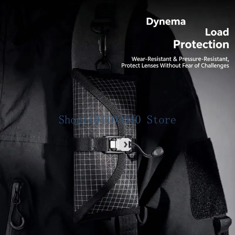 02DC Small Glasses Storage Nylon Bag for Most Eyewear, Daily Carry Eyewear Case for Travel Use and Bag Storage