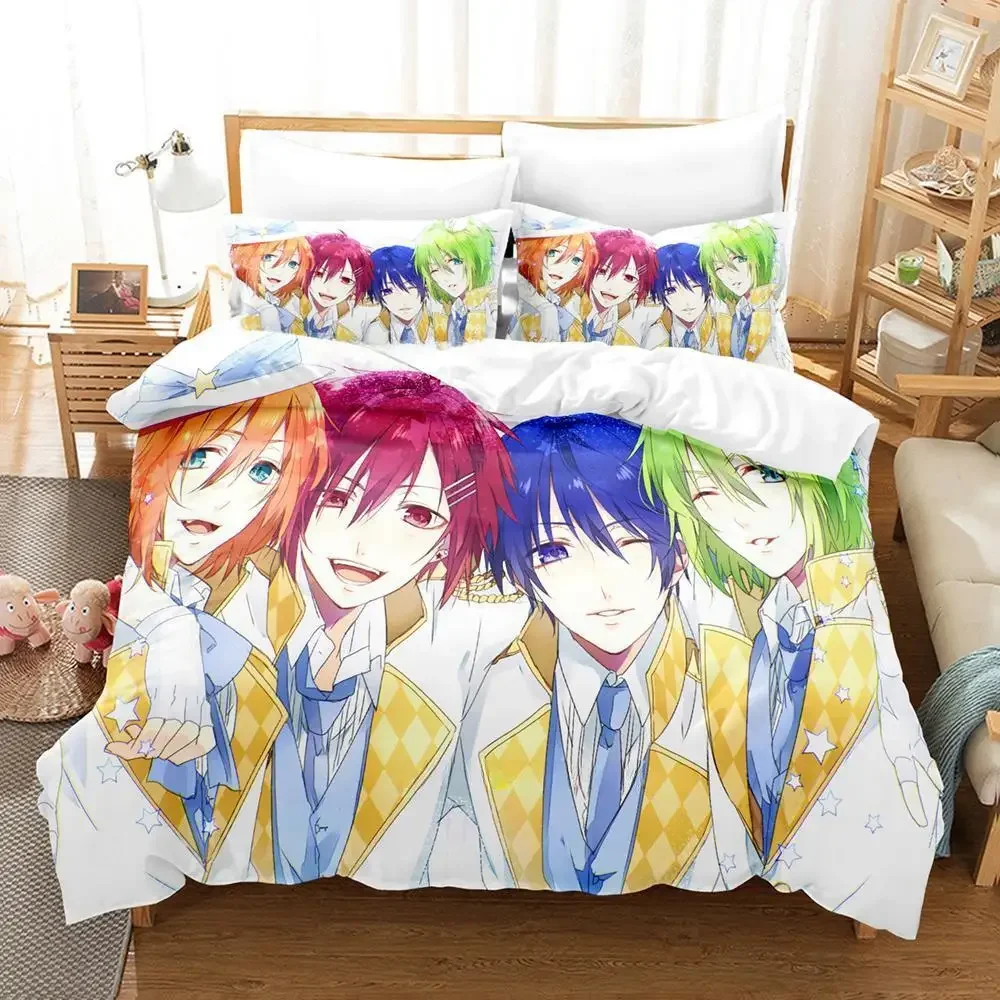 3D Print Marginal#4 Kiss kara Tsukuru Big Bang Bedding Set Cartoon Anime three-piece set Adult Kid Bedroom Duvet cover Sets