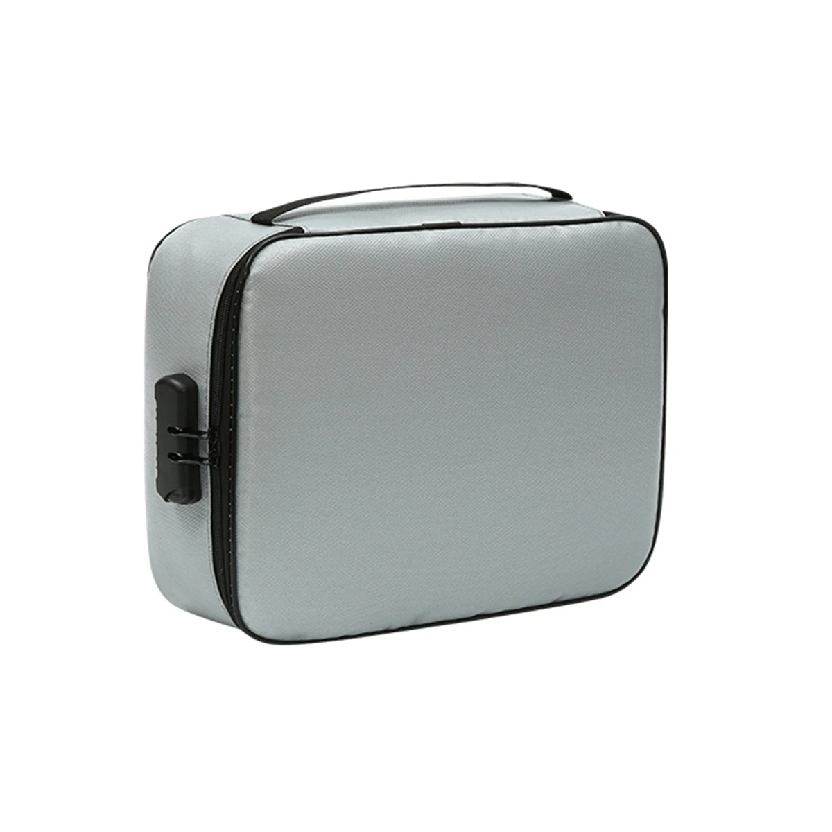 

Multi-Layer File Organizer Bags Fireproof Document Bag Lock Portable Filing Storage Travel Business Use Large Capacity Elegant