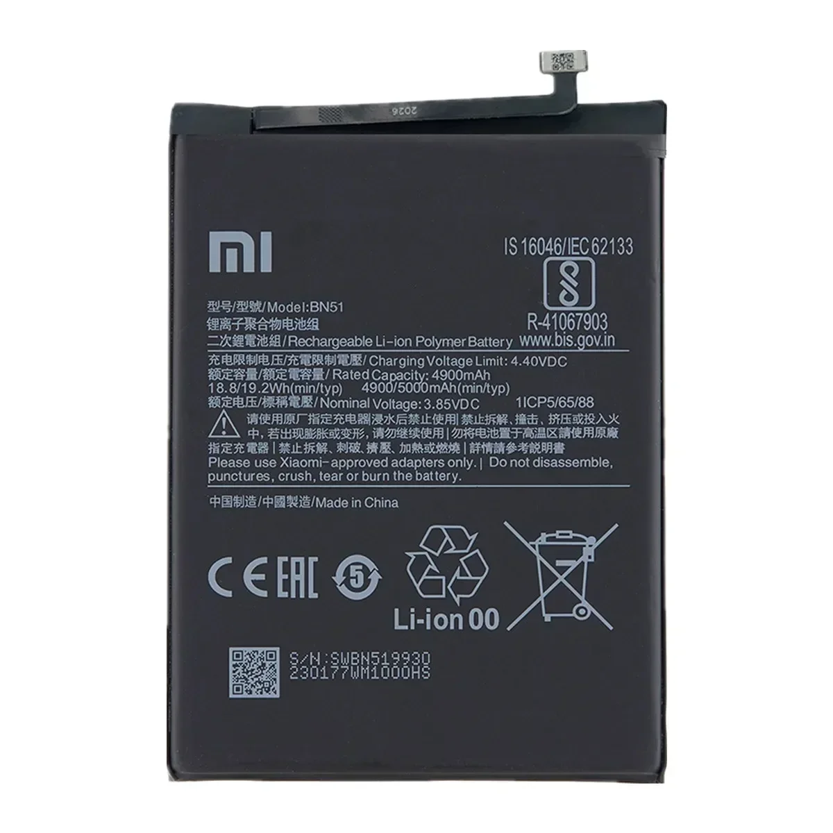 2025 Years BN51 Orginal Battery For Xiaomi Hongmi Redmi8 Redmi8A Redmi 8 Redmi 8A Mobile Phone Battery Bateria Fast Shipping