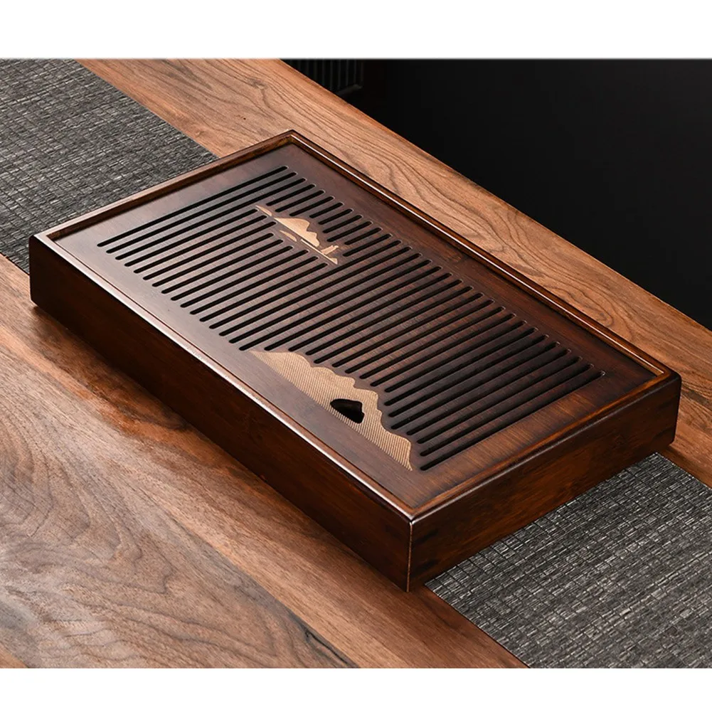 Solid Wood Tea Tray Water Storage Kungfu Tea Set Drawer Tea Board Dining Table Chinese Tea Ceremony Tools Tray 2000ml