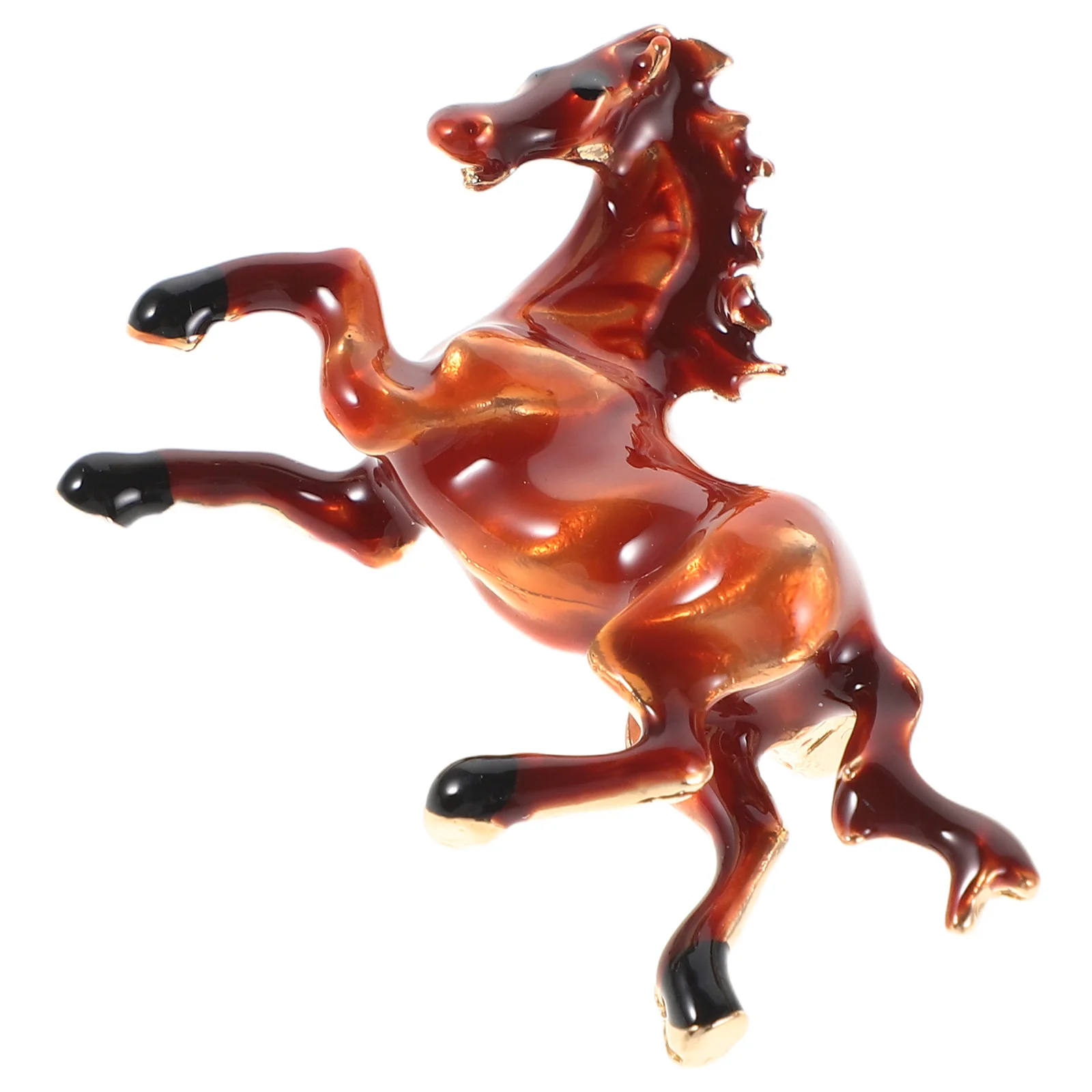 

Zodiac Horse Lightweight Zinc Alloy Animal Brooch Running Horse Lapel Vintage Brooches For Women Shawl Pin Animal Brooch Pin