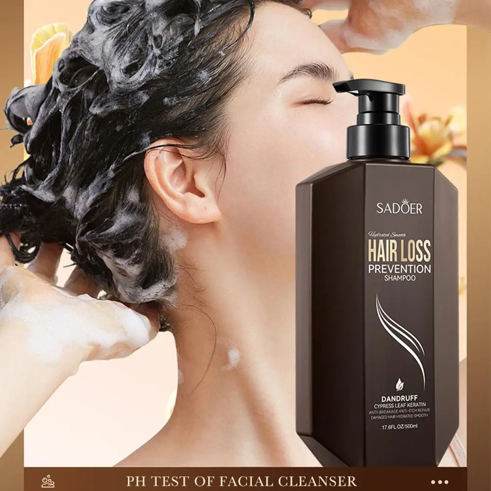 

500ml Anti Hair Loss Shampoo Improve Hair Breakage Product Oil Control Fluffy Repair Nourish Root Hair Strengthening Shampoo