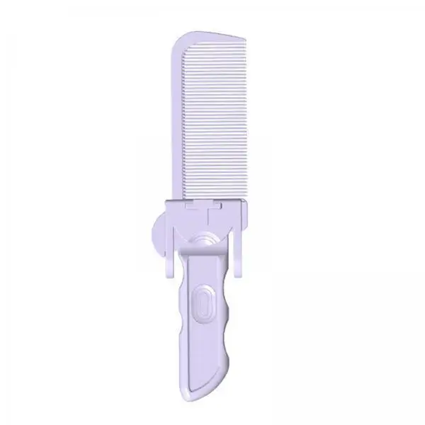 2xFlat Top Guide Comb Clipper Comb Supply, Multipurpose Hairstyle Tool Barber Hair Comb for Salon Hairdresser Barber Shop