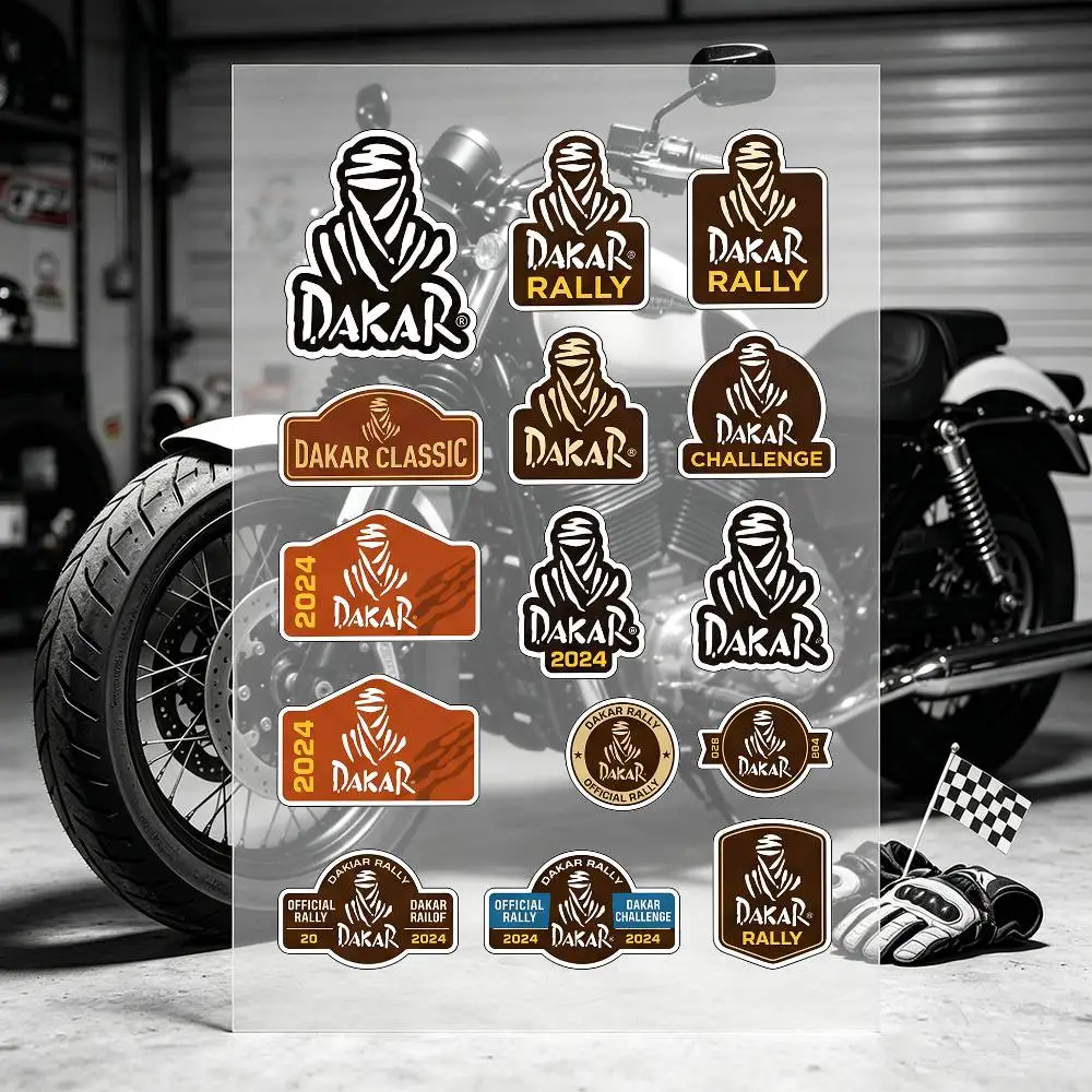 D-Dakar R-Rally Motorcycle Stickers Car Body Vinyl Stickers Laptop Wall Decals Car Modification Accessories