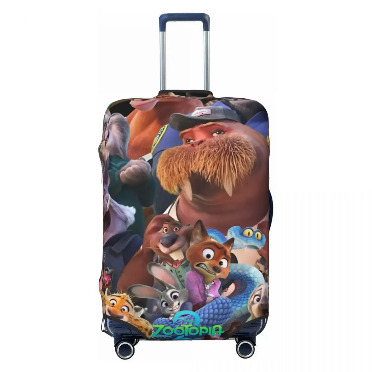 

2025 Movies Zootopia 2 Print Suitcase Cover Travel Protector Holiday Fun Luggage Supplies