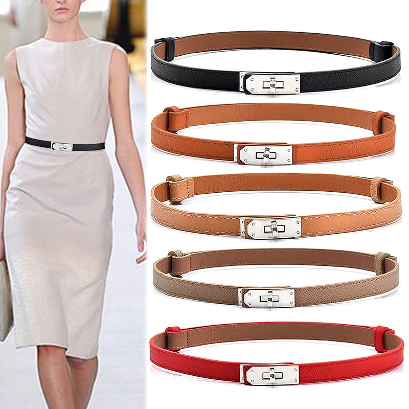 New Fashion High Quality Patent Leather Belt For Women Fine Belts Golden Lock Buckle Dress Jeans Sweater Waistband Belt