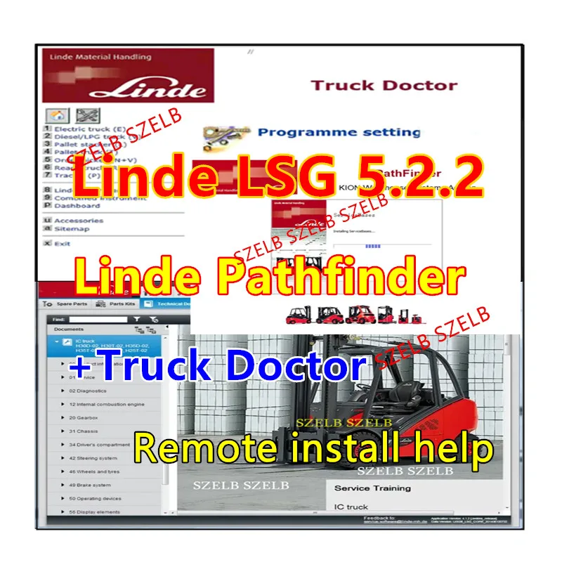 

Linde Pathfinder 2020.01 Вилочный погрузчик Диагностическое программное обеспечение + грузовик Doctor+ LSG 5.2.2 2021.10 Нескользящий патч Каталог деталей Linde