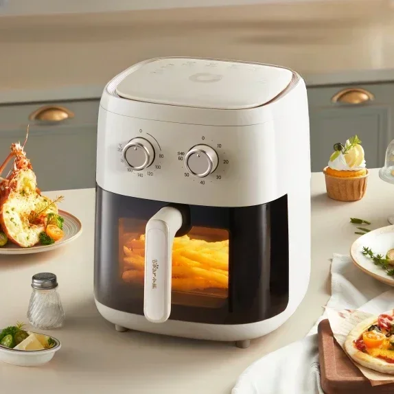 

Little Bear Air Fry Pot Home Visual Flip Free New High Capacity Air Fry Electric French Fries Electromechanical Oven Integrated