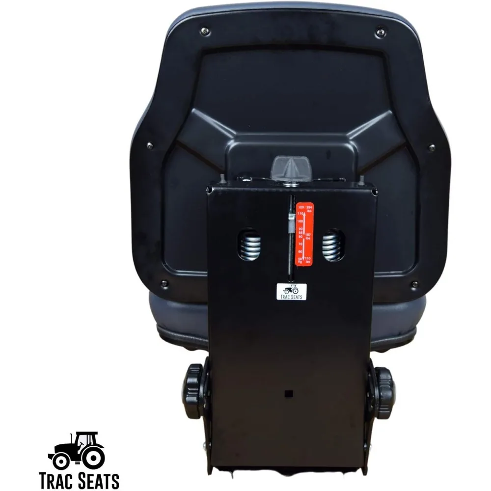 Kursi Suspensi Abu-abu Massey Ferguson Kompatibel dengan Model 231, 231S, 253, 298, 383, 2607H dan Lainnya