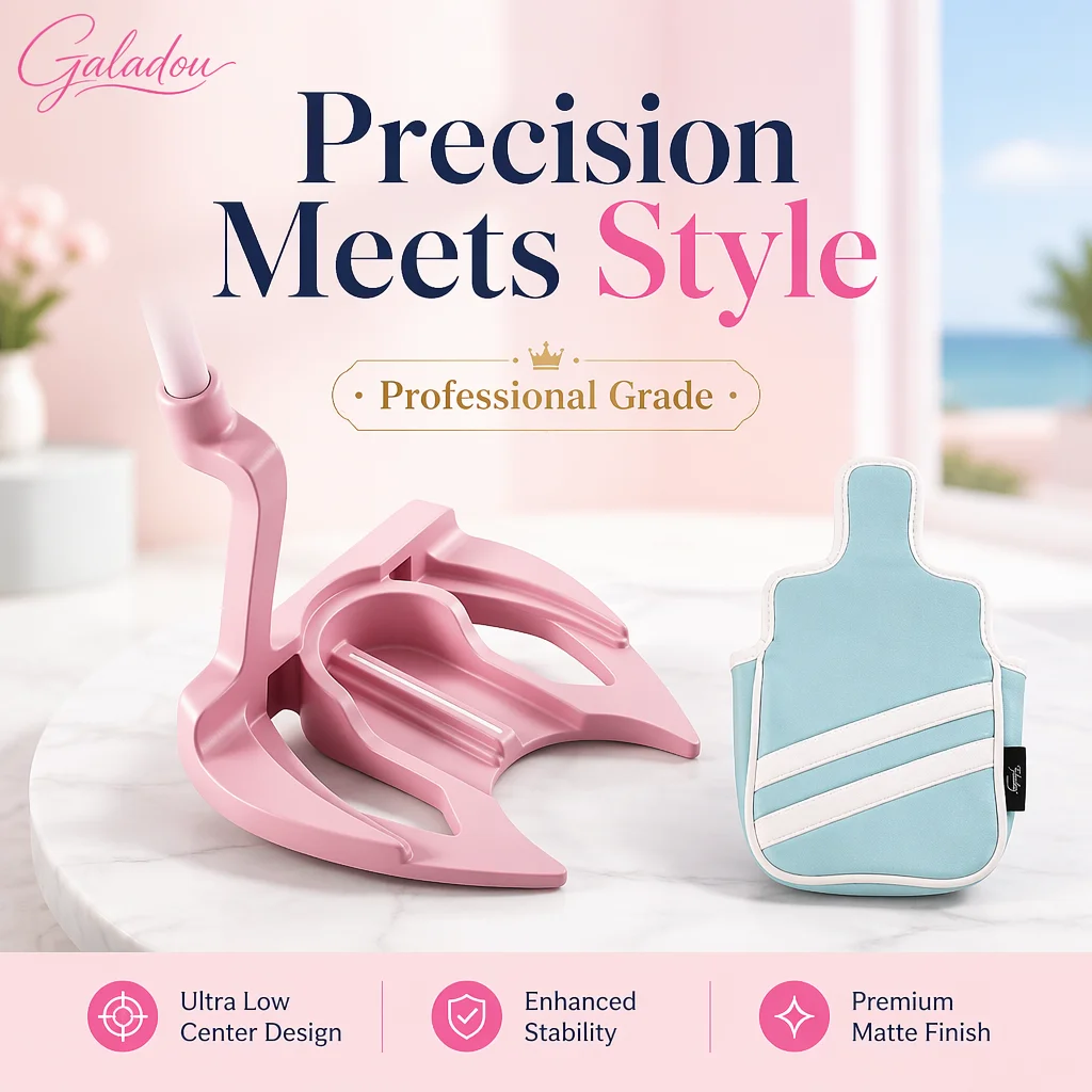 Golf Equipment Value - Pink Golf Putter with Blue Putter