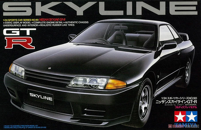 

TAMIYA 1:24 Skyline GTR R32 24090 JDM Assembled Vehicle Model Limited Edition Static Assembly Model Kit Toys Gift