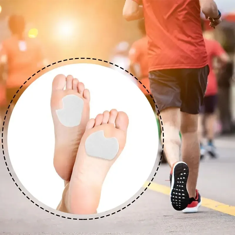 Metatarsal Foot Pads Ball of Foot Cushions Adhesive Metatarsal Soft Felt Pads for Women and Men Forefoot Support Pain Relief