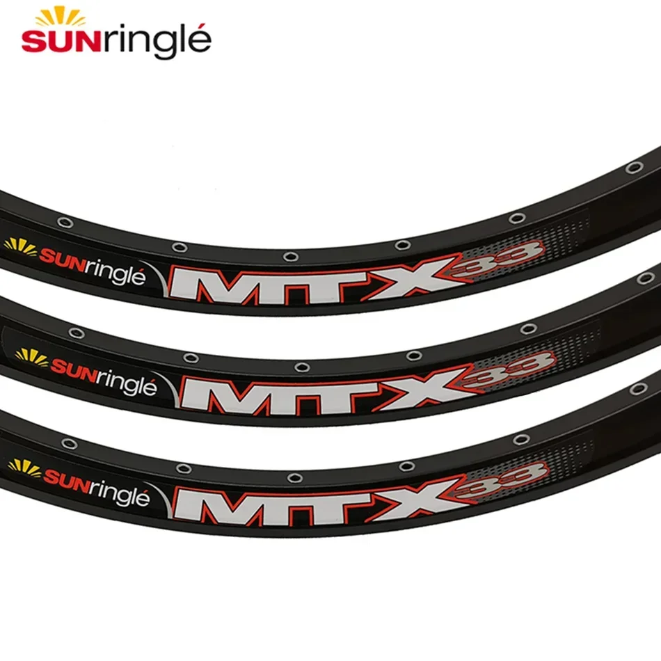 Sunringle High Strength Rims MTX33 Mountain Bike Circle 32H 26/27.5/29 inch MTB Della Bicicletta Rim TUBELESS READY Per DH FR AM