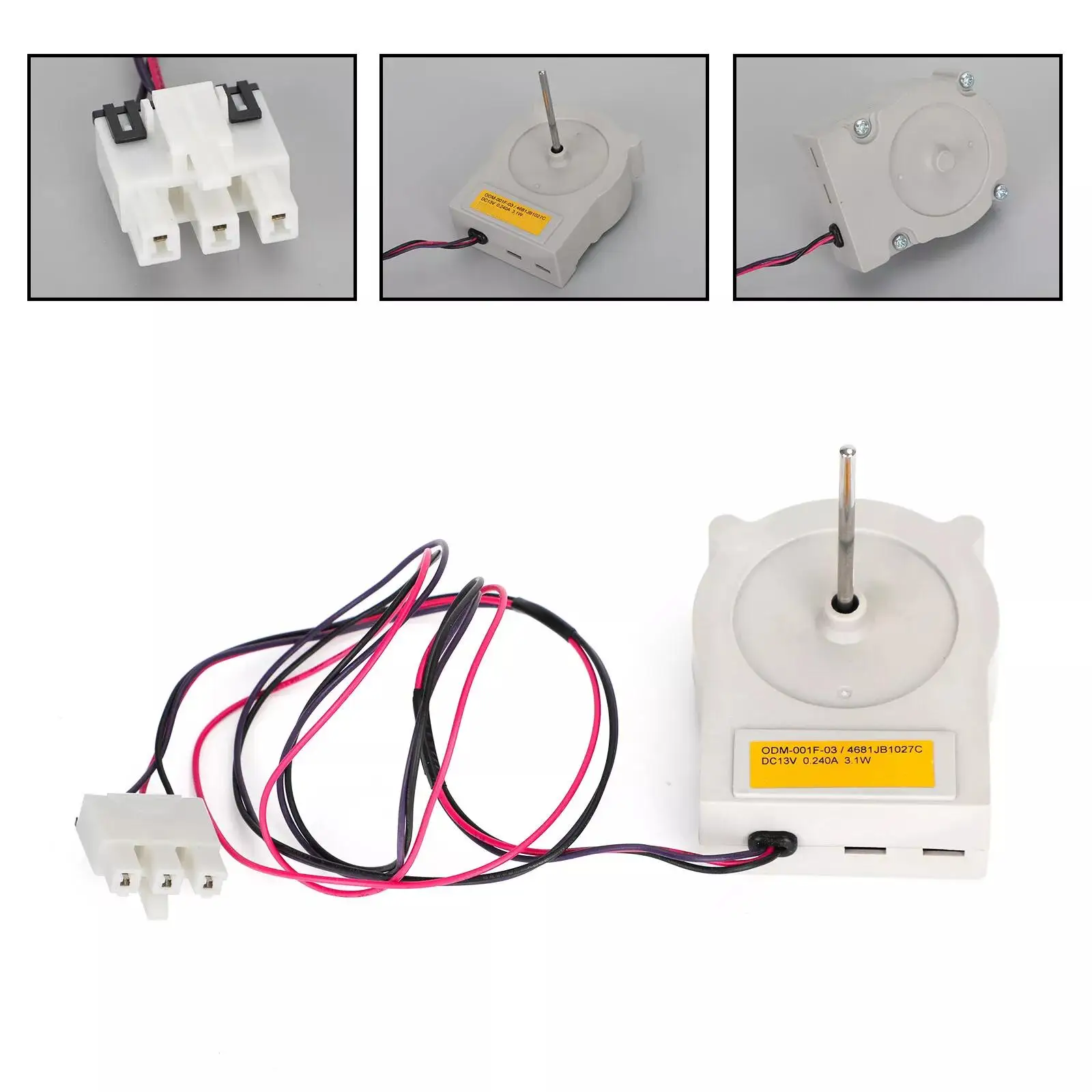 

1Pc 4681JB1027C For LG Refrigerator Evaporator Fan Motor DC 13V For Kenmore PS3523323 AP4507961 Refrigerator Accessories Replace