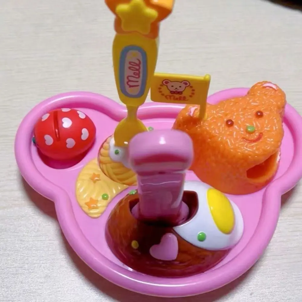 Caja de oso divertida, juguetes de alimentación de alimentos, juego de rol, educación temprana, juguetes para jugar a las casitas, juguetes de cocina de dibujos animados, juego de alimentación de pudín