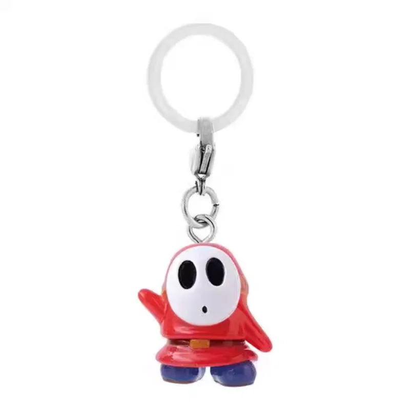 Bandai original gashapon super mario yoshi chaveiro figura