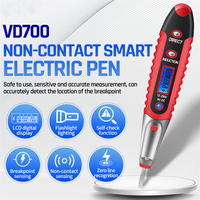 Non-contact Digital Test Pencil AC DC 12-250V Tester Electrical Screwdriver LCD Display Voltage Detector Test Pen Electric Tools