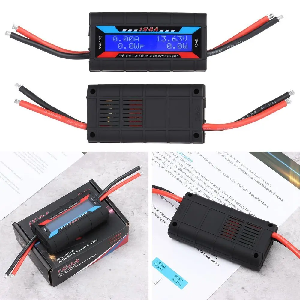 Analyzer High Precision Digital LCD DC 0-60V 200A Amp Watt Meter Current Power Analyzer Battery Tester Current Monitor