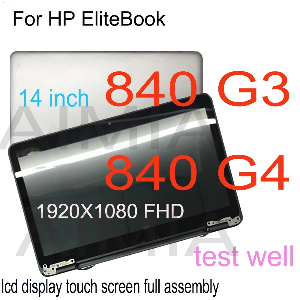 

14 inch 1920X1080 FHD LCD Screen for HP EliteBook 840 G3 G4 Touch Screen Display Glass Digitizer Upper Part Full Assembly