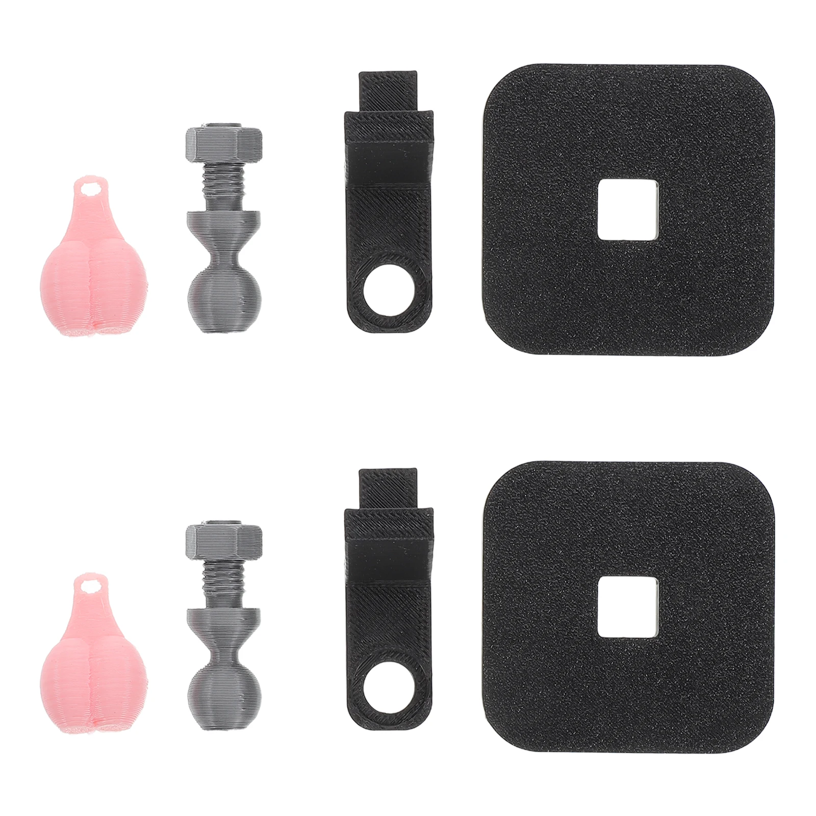 

2Pcs Miniature Trailer Hook Hitch Cover Receiver Towing Covers Bar Materials Practical Design Versatile Use