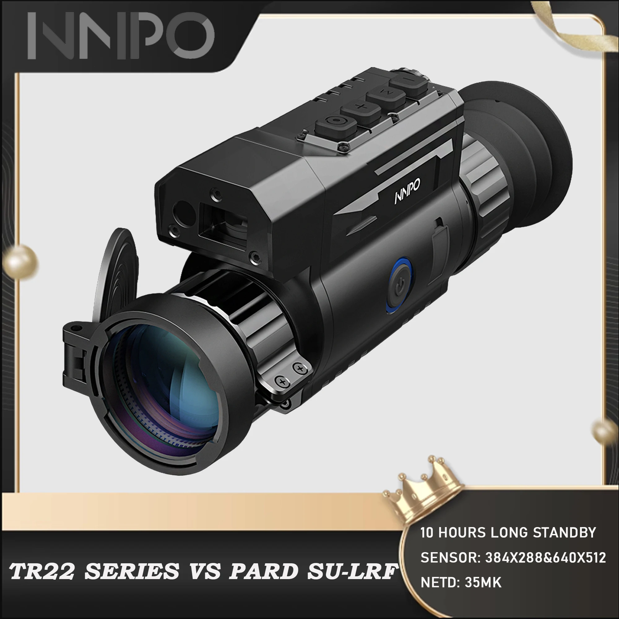 NNPO Thermal Imaging Scope For Hunting Monocular Rangerfinder 12μm Sensor 384x288 High Shock Resistance VS PARD SU Series