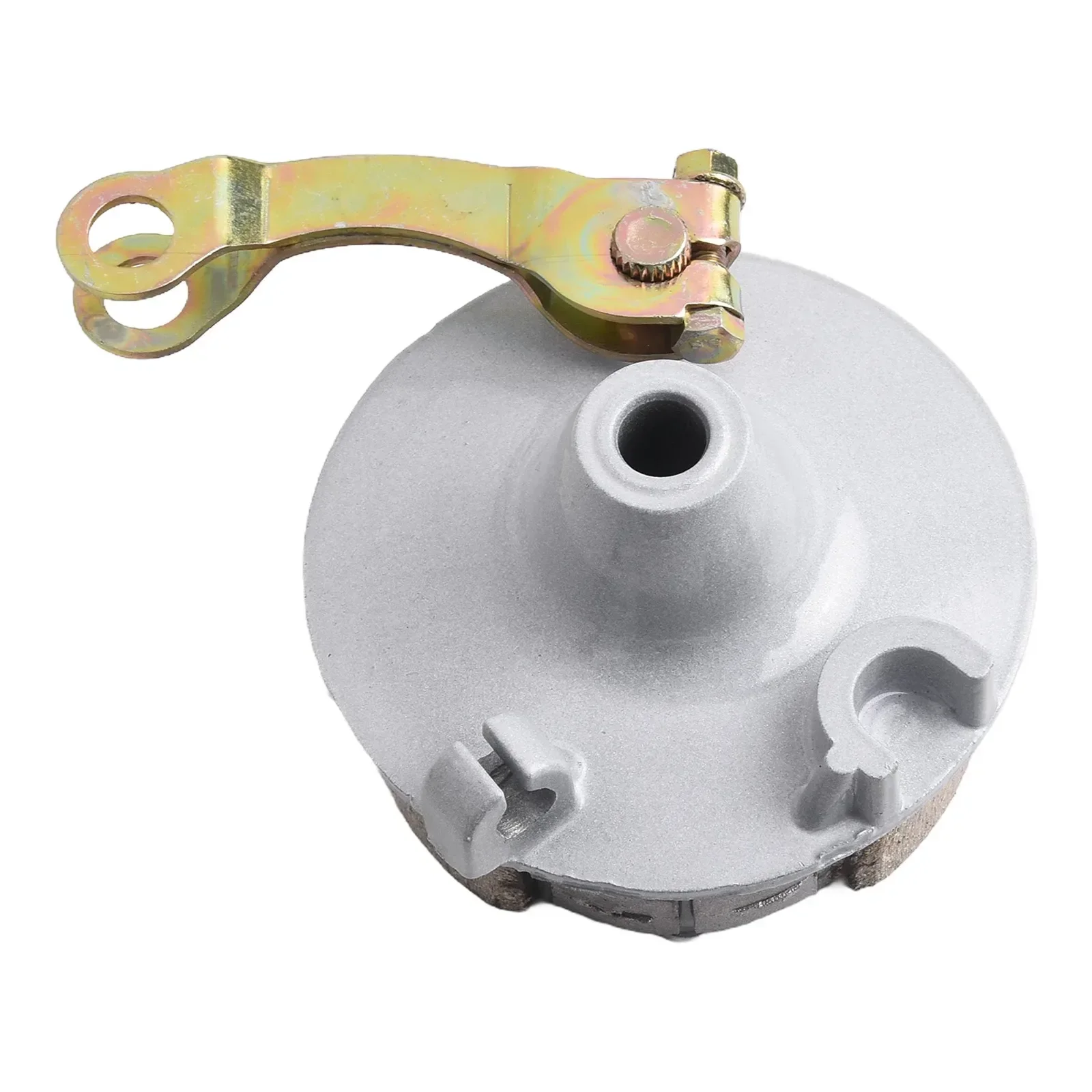 E Trike Compatible Front Drum Brake Assembly Cover with Innovative Non Slip Grip Technology in Robust Aluminum Finish