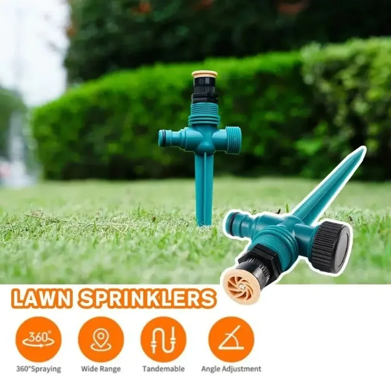 Garden Sprinkler 360 Degree Rotatable Adjustable Buried Irrigation Device Automatic Atomization Watering Tool For Garden Use