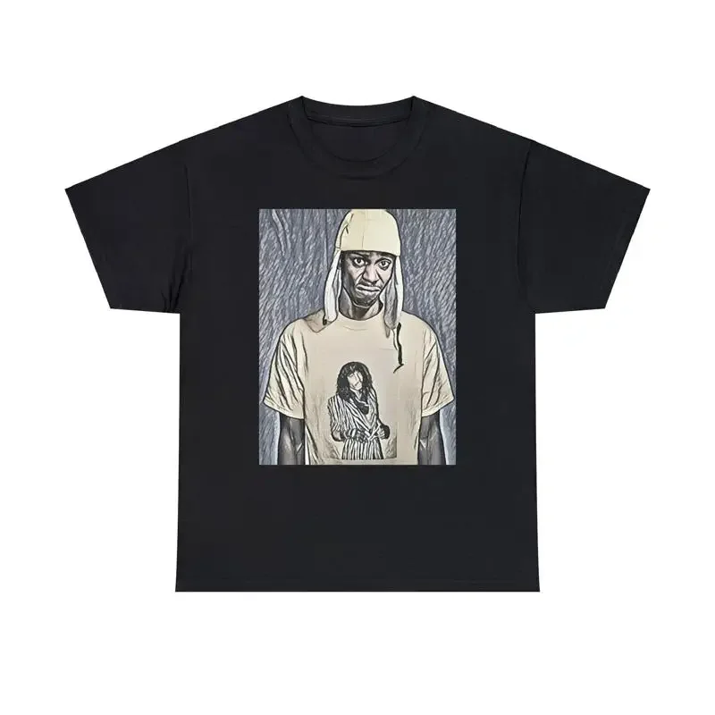 Dave Chappelle Print Crew Neck Heavy Cotton T Shirt