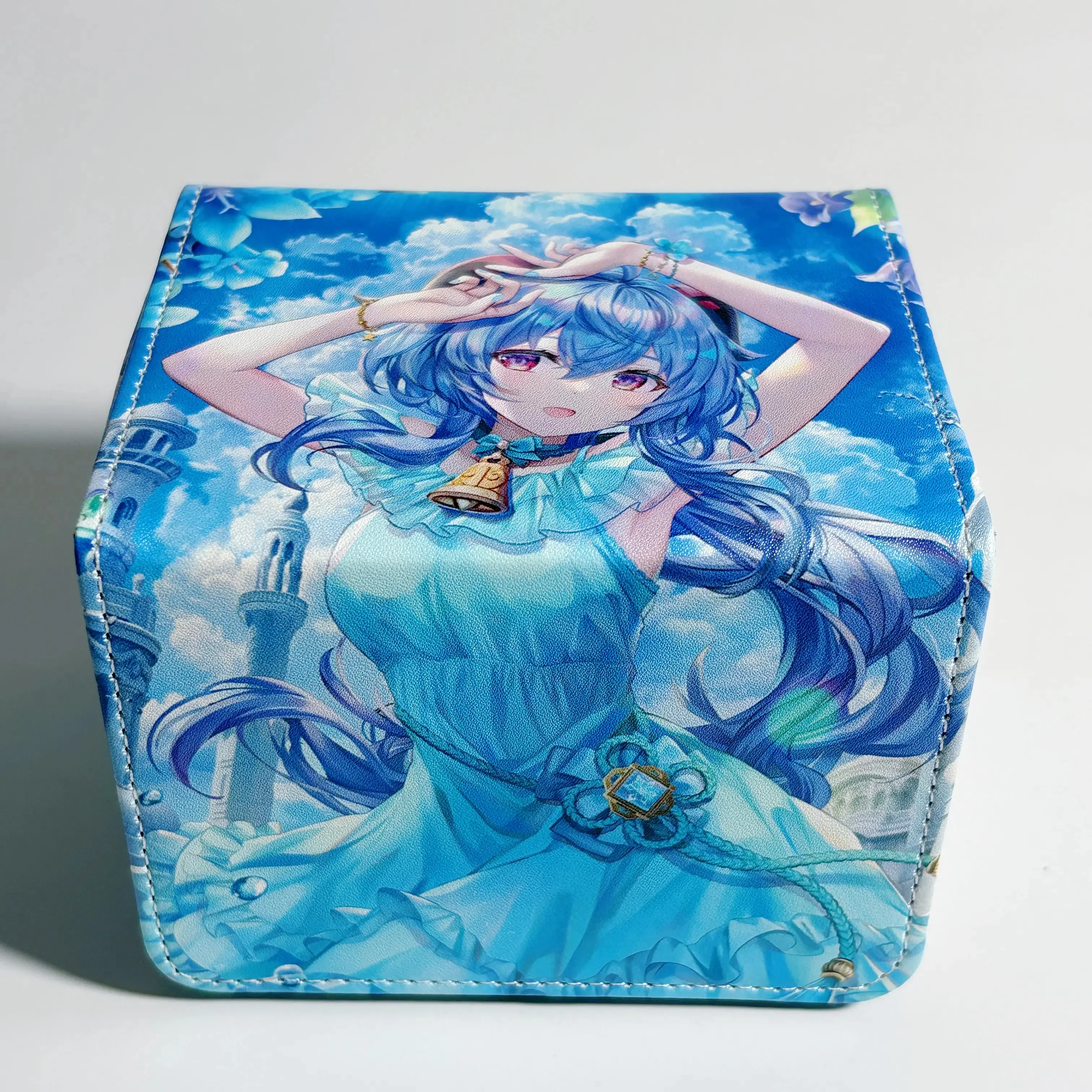 Anime Cartoon Card Game Storage Box for TCG YGO MTG Deck Box Trading Card Case Closure Creative Pattern Up to 200+ Cards