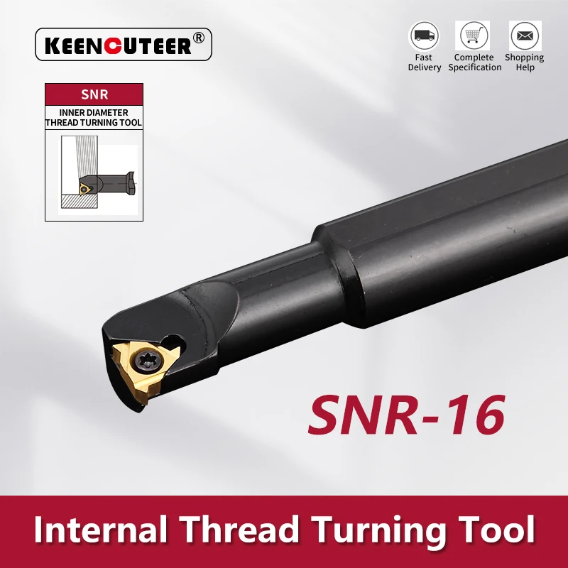 SNR-16/A16 SNR0008K11 SNR0010K11 SNR0010M11 SNR0012M11 SNR0013M16 Internal Thread Turning Tool CNC Threading Tool Holder