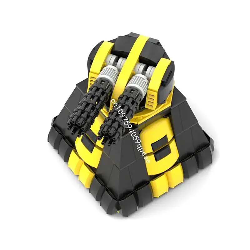 

New 475Pcs Popular Space Technology Series Moc Defense Turret Model Custom Puzzle Diy Creative Ideas Toys Birthday Gifts