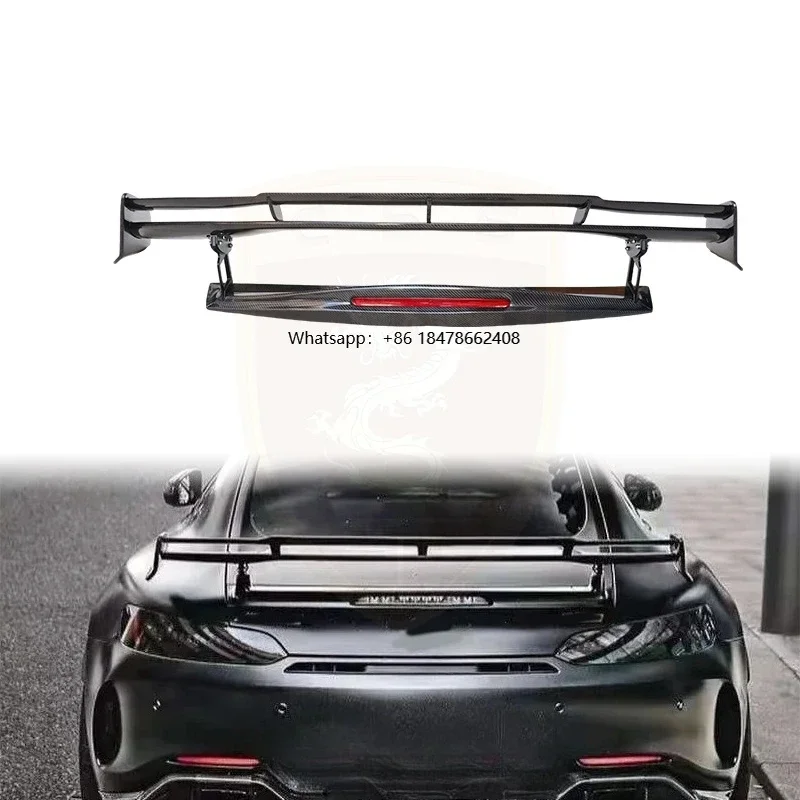 PRO Style Carbon Fiber Rear Spoiler for  GT High Tail Wing Car Modified Parts
