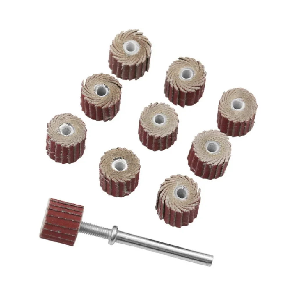 For Dremel Accessories Sandpaper Sanding Flap Polishing Wheels Sanding Disc Shutter Polishing Wheel For Rotary Tool