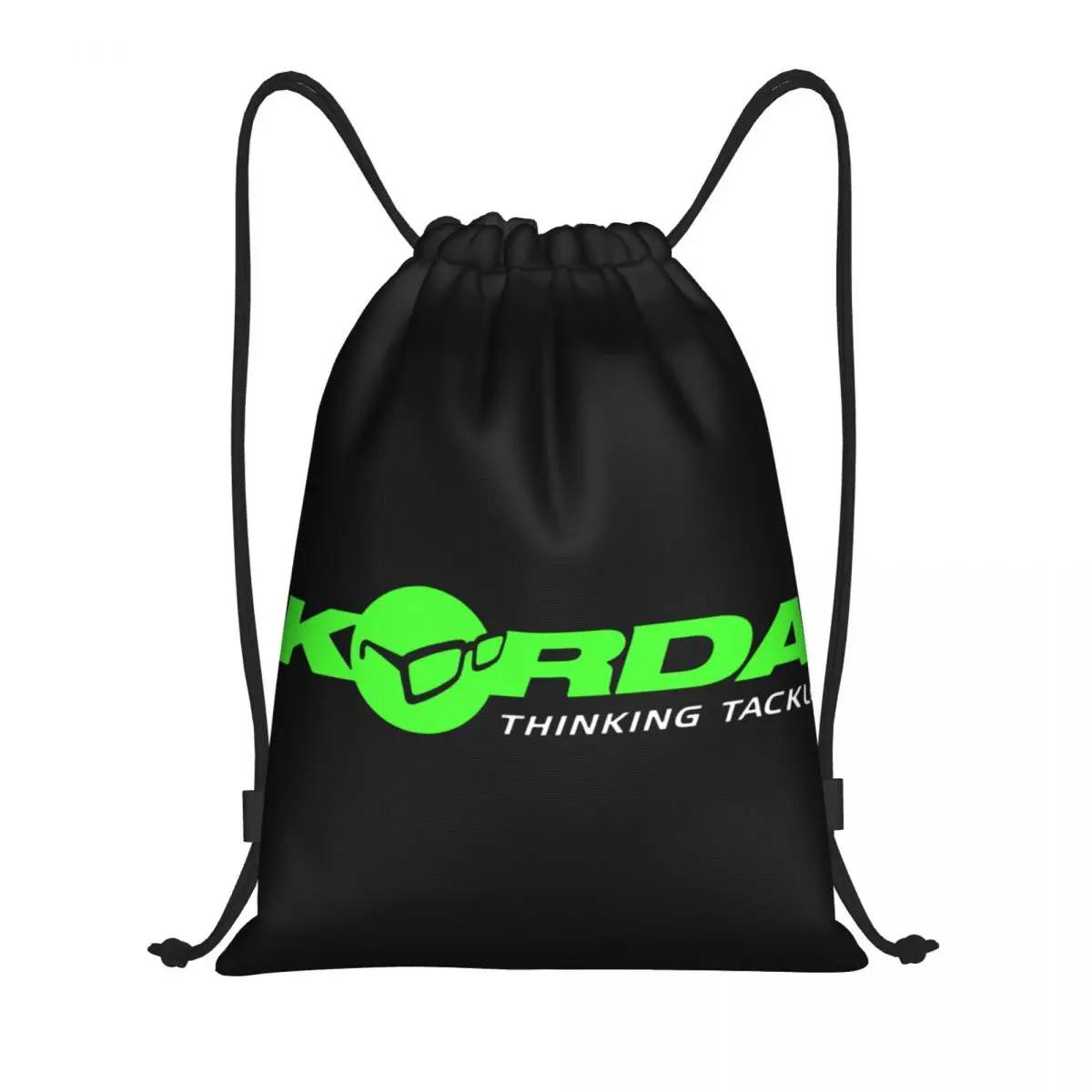 Korda Fishing Logo Drawstring Backpack Bags Women Men Lightweight Fish Carp Fisherman Gift Gym Sports Sackpack Sacks Shopping