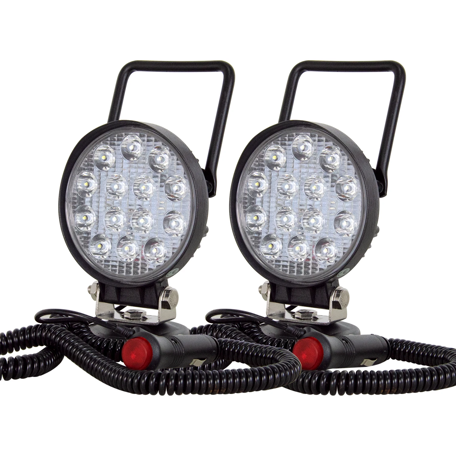 4 Zoll tragbares LED-Arbeitslicht 27 W 42 W 48 W Flutlicht-Magnetfußlampe Auto LKW Fahren Offroad 4WD 4x4 SUV ATV UTV 12 V 24 V – Detail 14