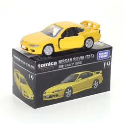 Takara Tomy Tomica-Coche de juguete de aleación para niños, vehículo de Motor, modelo de Metal fundido a presión, regalo de Navidad para niños, Premium 19, Nissan SIM (S15)