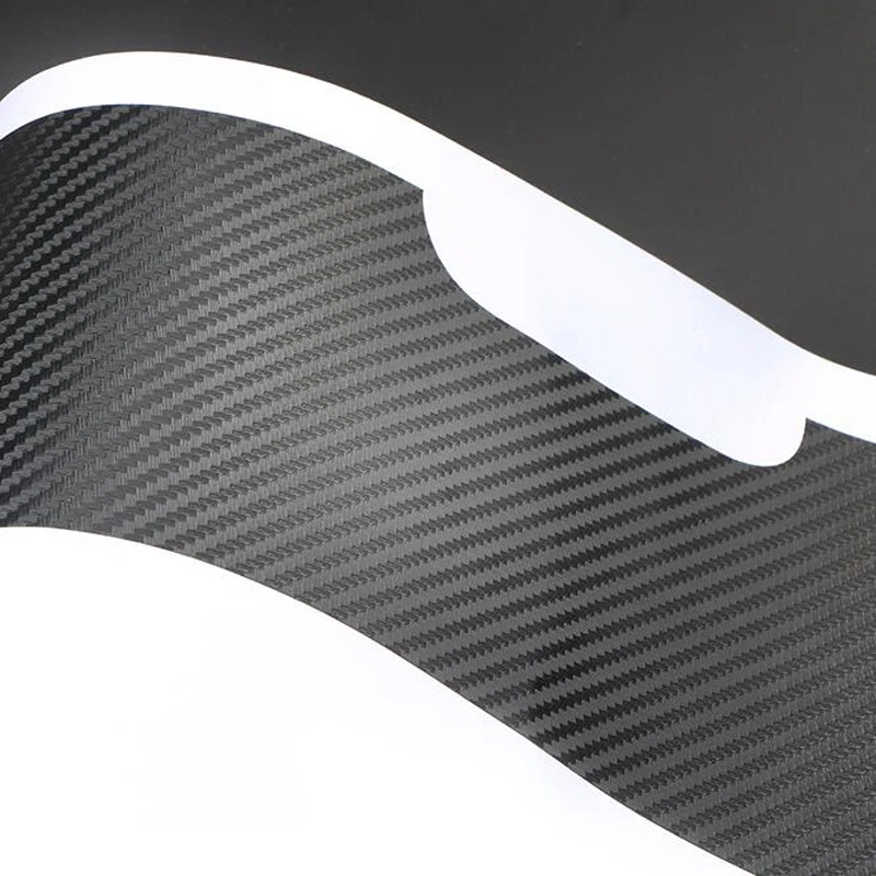 For Volkswagen VW Tiguan L 2017 2018 Carbon Fiber Style Car Door Anti-Kick Pad Protective Film Car Stickers 4Pcs
