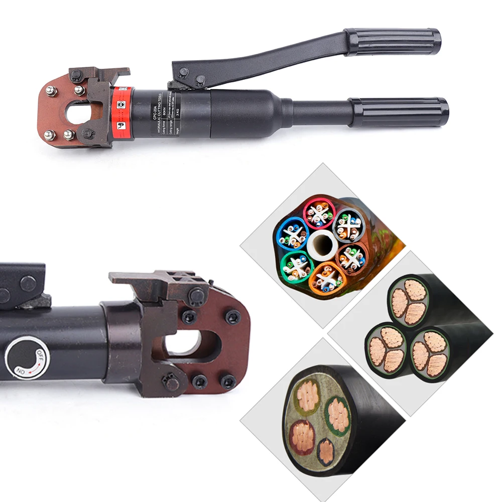 Hydraulic Cable Cutter Copper Aluminum Wire Rope Cpc-20a 6T Scissor Cutting Tool