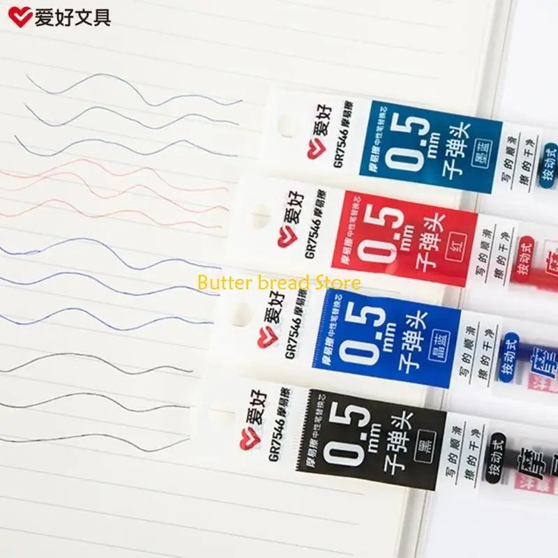 W89C 0.5mm Rollerball Pen Inks Straight Liquid Gels Pen Roller Pen Refill Replacement