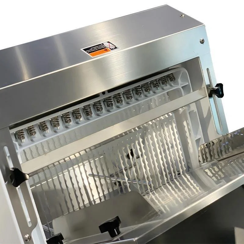 Commercial Automatic Stainless Steel Motor 1.5KW Bread Slicer Multifunctional Square Toast Cutting Slicing Machine