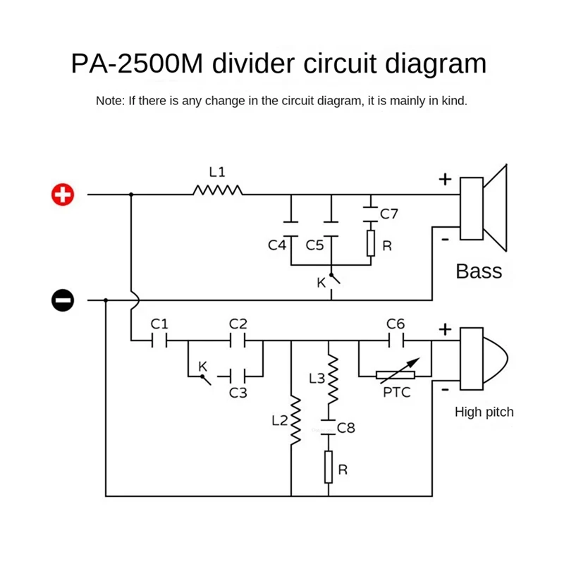 New-2X 800W 2 Way Speaker Audio Frequency Divider Treble Bass 2 Unit Crossover Filters DIY HIFI Home Theater