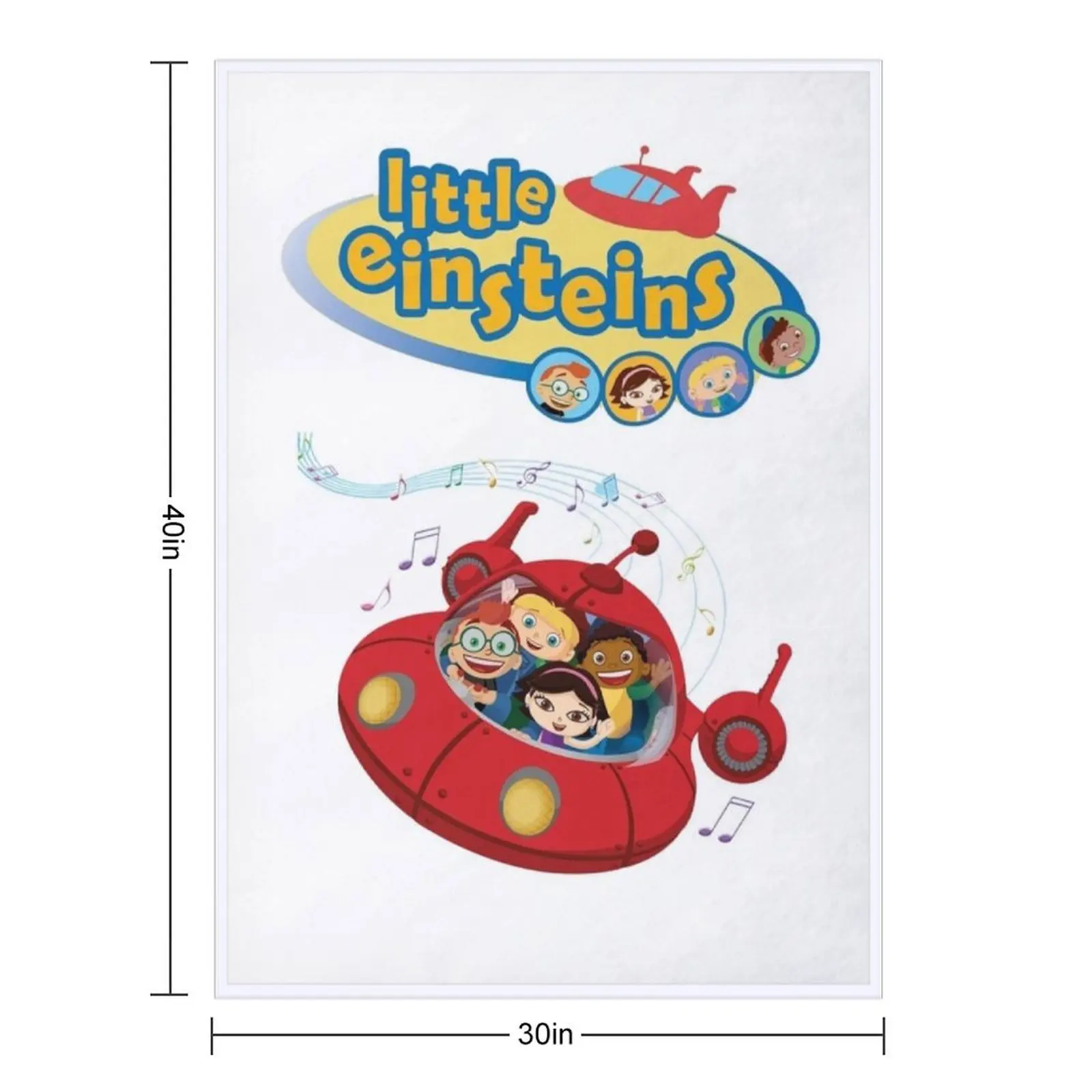 Funny Little Einsteins clothes little einsteins car Throw Blanket Plush Bed sofa bed Polar Blankets