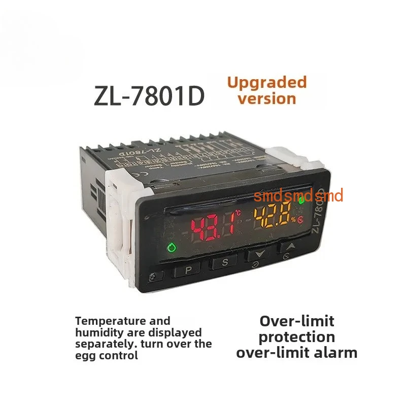 ZL-7801D, Egg, Incubator Controller, Hygrostat Thermostat, Temperature and Humidity Controller, Lilytech, Xm18