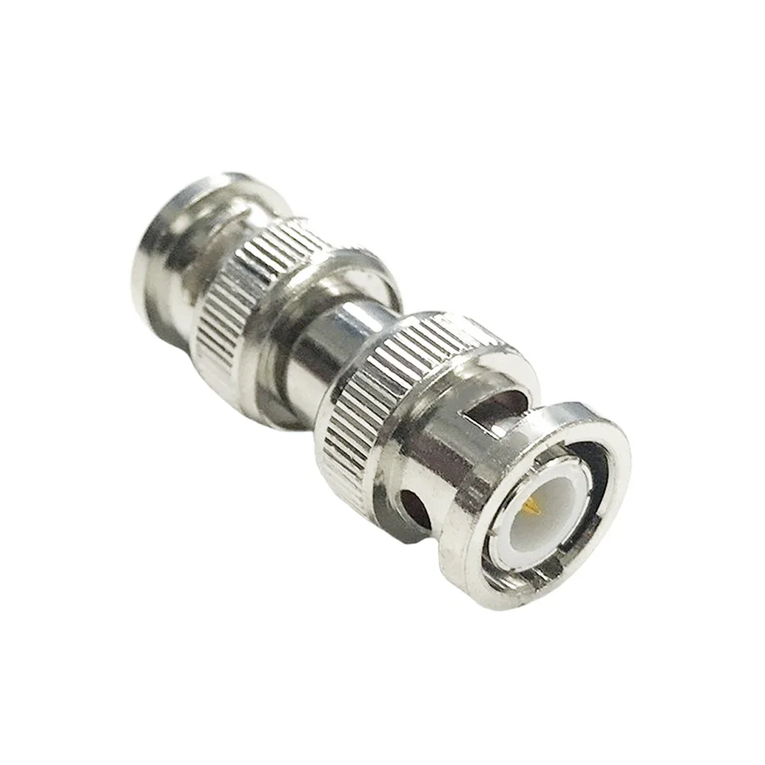 1/5Pcs/lot BNC Male to Male RF Adapter Coupler Connector Straight Nickeplated Wholesale Price New