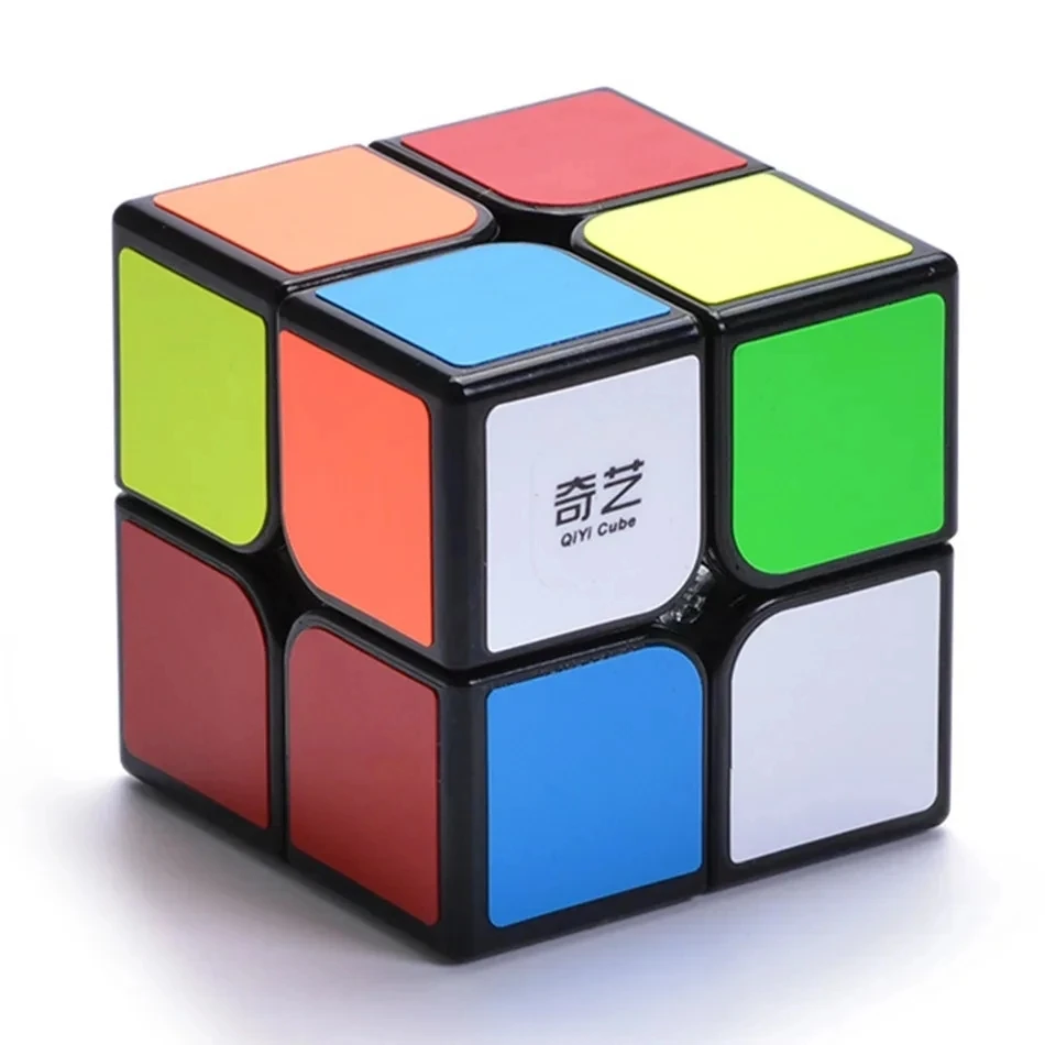 Qiyi Qidi 2x2 Black Sticker Version Magic Cube Education Learnning Cubo Magico Toys For Children Kids Gift