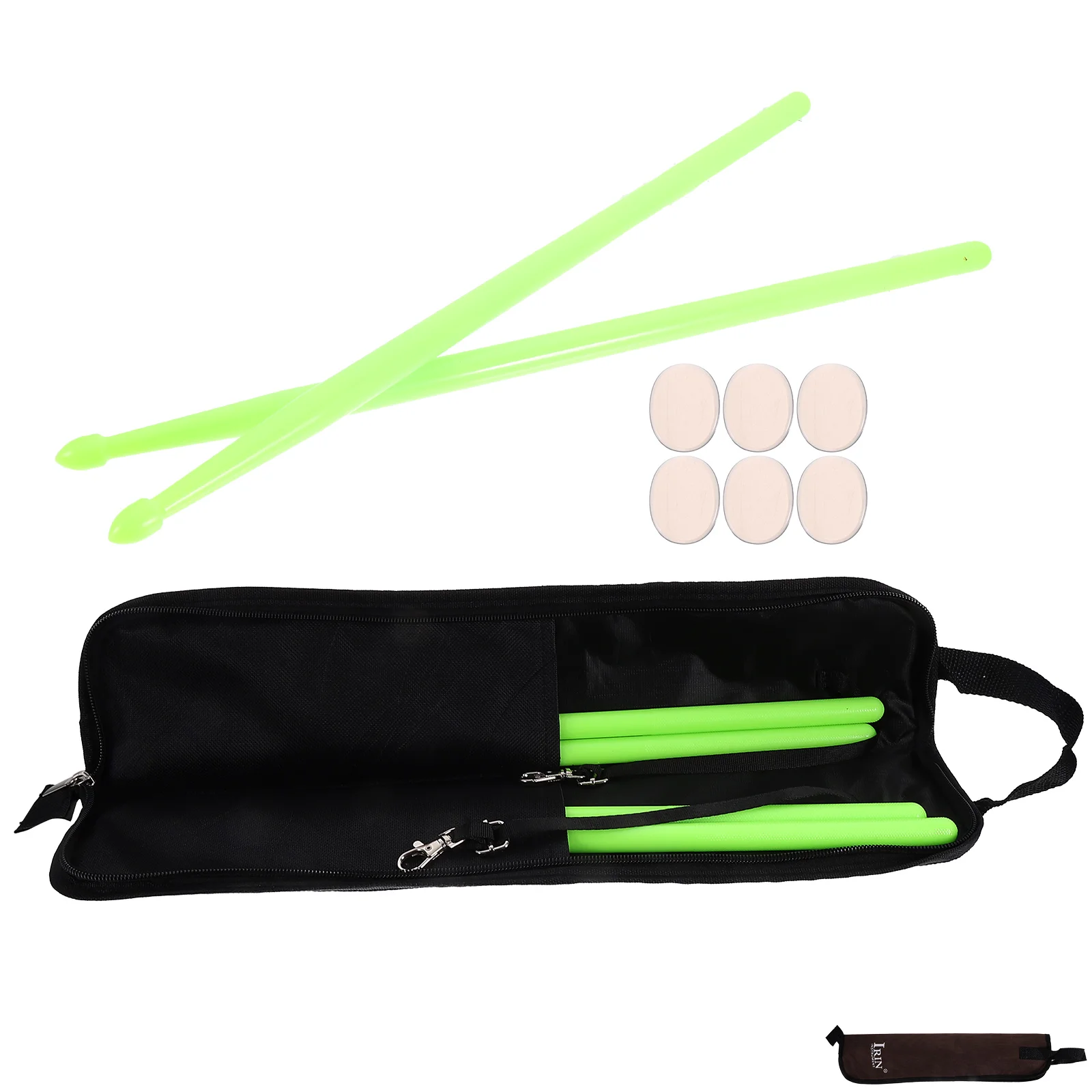 

Durable Nylon 5A Drum Sticks Set With Bag Dampener Musical Instrument Accessories Long Handle Percussion Sticks