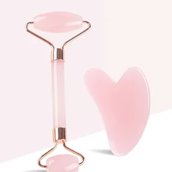 Face Roller Gua Sha Set Facial Body Massager Roller Facial Roller Massage Set Face Lifting Beauty Massage Tool